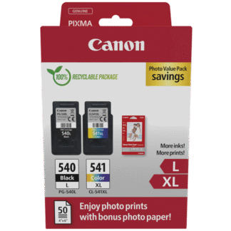 Canon PG540L CL541XL Ink Cartridge Value Pack